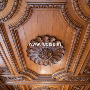 Wooden Ceiling Design False Ceiling Balcony No-9555