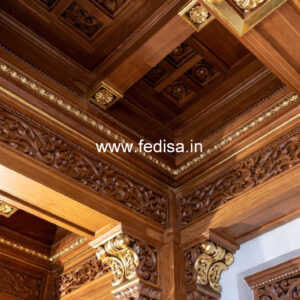Wooden Ceiling Design Beautiful False Ceiling No-9556