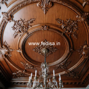Wooden Ceiling Design Pooja Mandir False Ceiling No-9577