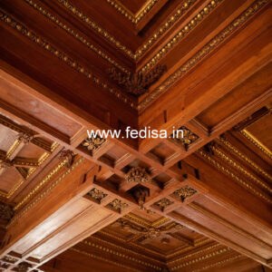 Wooden Ceiling Design Fiber Pop Ceiling No-9578