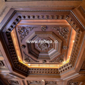 Wooden Ceiling Design Thermocol Ceiling Painting No-9580