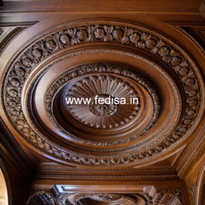 Wooden Ceiling Design Canopy False Ceiling No-9582