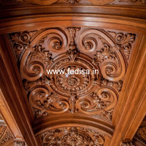 Wooden Ceiling Design Hall Room False Ceiling No-9588