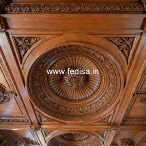 Wooden Ceiling Design Ready Made Pop Ceiling No-9592