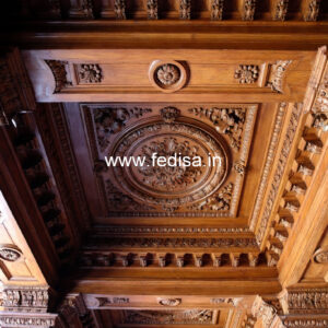 Wooden Ceiling Design Foyer False Ceiling No-9606