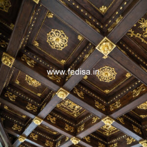 Wooden Ceiling Design Hunter Douglas False Ceiling No-9632