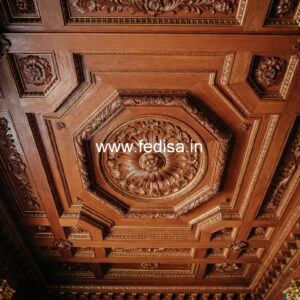 Wooden Ceiling Design Pop Grid Ceiling No-9634