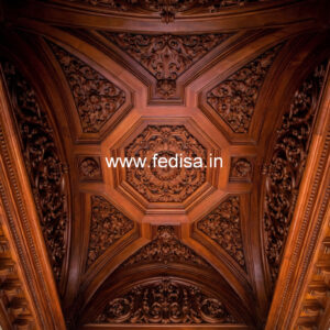 Wooden Ceiling Design Fall Ceiling Cornice No-9636