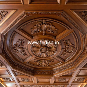 Wooden Ceiling Design Fall Ceiling Painting No-9640