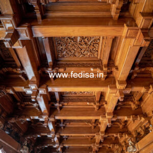 Wooden Ceiling Design Drywall False Ceiling No-9647
