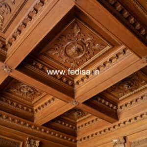 Wooden Ceiling Design False Ceiling For Small Hall No-9653