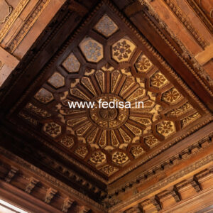 Wooden Ceiling Design False Ceiling To Hide Beam No-9669