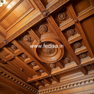 Wooden Ceiling Design Colorful False Ceiling No-9694