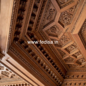 Wooden Ceiling Design False Ceiling Murga Jali No-9723