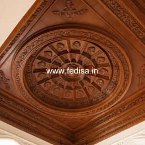 Wooden Ceiling Design False Ceiling Net No-9749