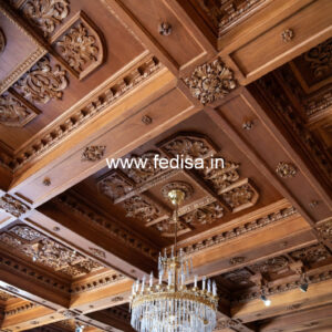 Wooden Ceiling Design Mineral Wool False Ceiling No-9755