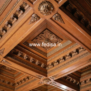 Wooden Ceiling Design Soundproof False Ceiling No-9805
