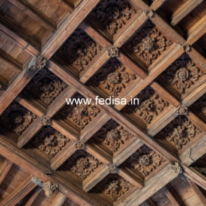 Wooden Ceiling Design False Ceiling For Square Hall No-9821