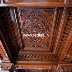 Wooden Ceiling Design Bedroom Simple False Ceiling No-9840