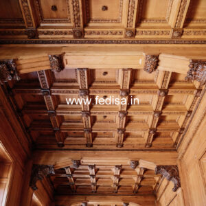 Wooden Ceiling Design Gyptech False Ceiling No-9848