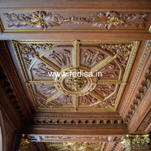 Wooden Ceiling Design False Ceiling White No-9863