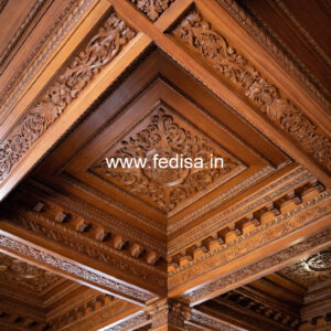 Wooden Ceiling Design Stainless Steel False Ceiling No-9865