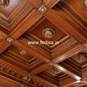 Wooden Ceiling Design Pop For False Ceiling No-9873