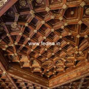 Wooden Ceiling Design False Ceiling For Entrance Home No-9878