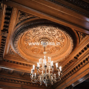 Wooden Ceiling Design Pop Design Minus Plus No-9919