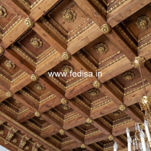 Wooden Ceiling Design Minus Plus Pop Design New 2026 No-9928