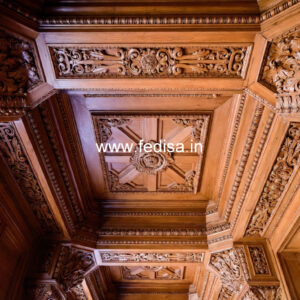 Wooden Ceiling Design Gypsum Designs No-9932