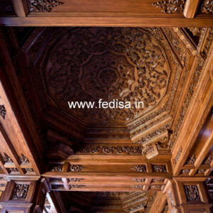 Wooden Ceiling Design Pop Minus Plus No-9941