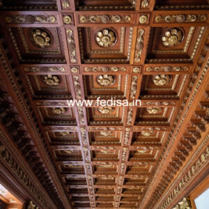 Wooden Ceiling Design Pop Arch Design No-9978