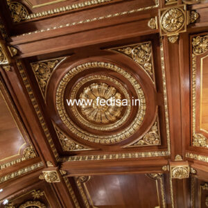 Wooden Ceiling Design Cement Ceiling Design No-9986