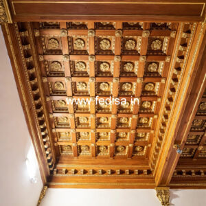 Wooden Ceiling Design Pop Molding Design No-10003