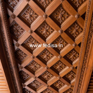 Wooden Ceiling Design Pop Fan Design No-10015
