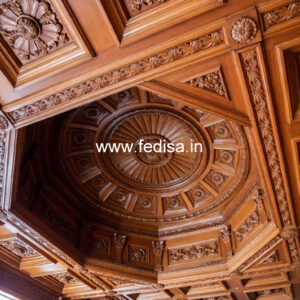 Wooden Ceiling Design Pop Down Ceiling No-10018