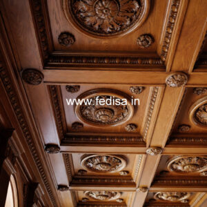 Wooden Ceiling Design Pop Pillar Design No-10024