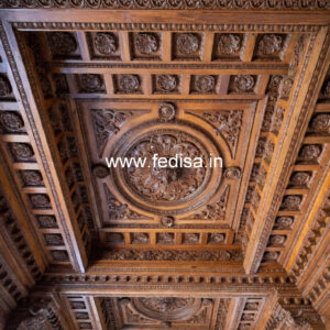 Wooden Ceiling Design Modern Pop Design No-10030