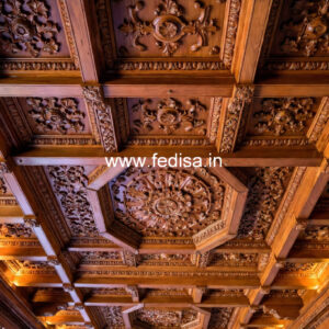 Wooden Ceiling Design Pop Paint Design No-10039