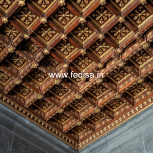 Wooden Ceiling Design Pop Cornice Design No-10042