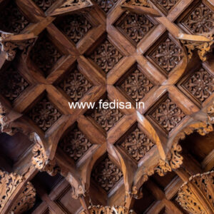 Wooden Ceiling Design Pop Border Patti Price No-10068