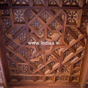 Wooden Ceiling Design Concealed Light Pop Design No-10070