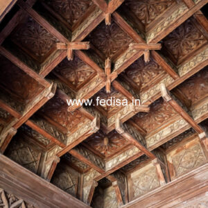 Wooden Ceiling Design Pop Plus Minus Design 2026 No-10077