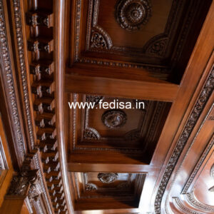 Wooden Ceiling Design Pop Latest Design 2026 No-10091