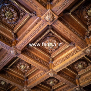 Wooden Ceiling Design Plus Minus Pop Design For Bedroom No-10097
