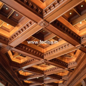 Wooden Ceiling Design Ceiling Gypsum Design No-10106