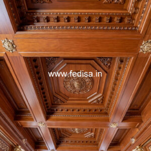 Wooden Ceiling Design Ceiling Design For Hall Cement No-10136