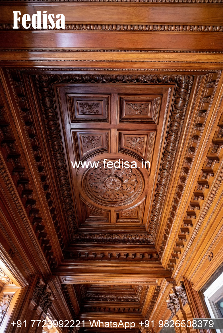 Wooden Ceiling Design False Ceiling Pop No-10149