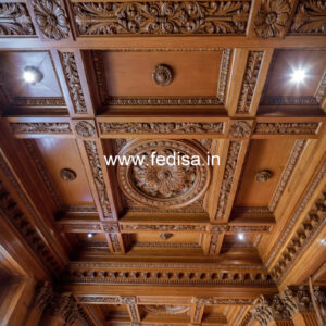 Wooden Ceiling Design Best Color For Pop Design No-10171